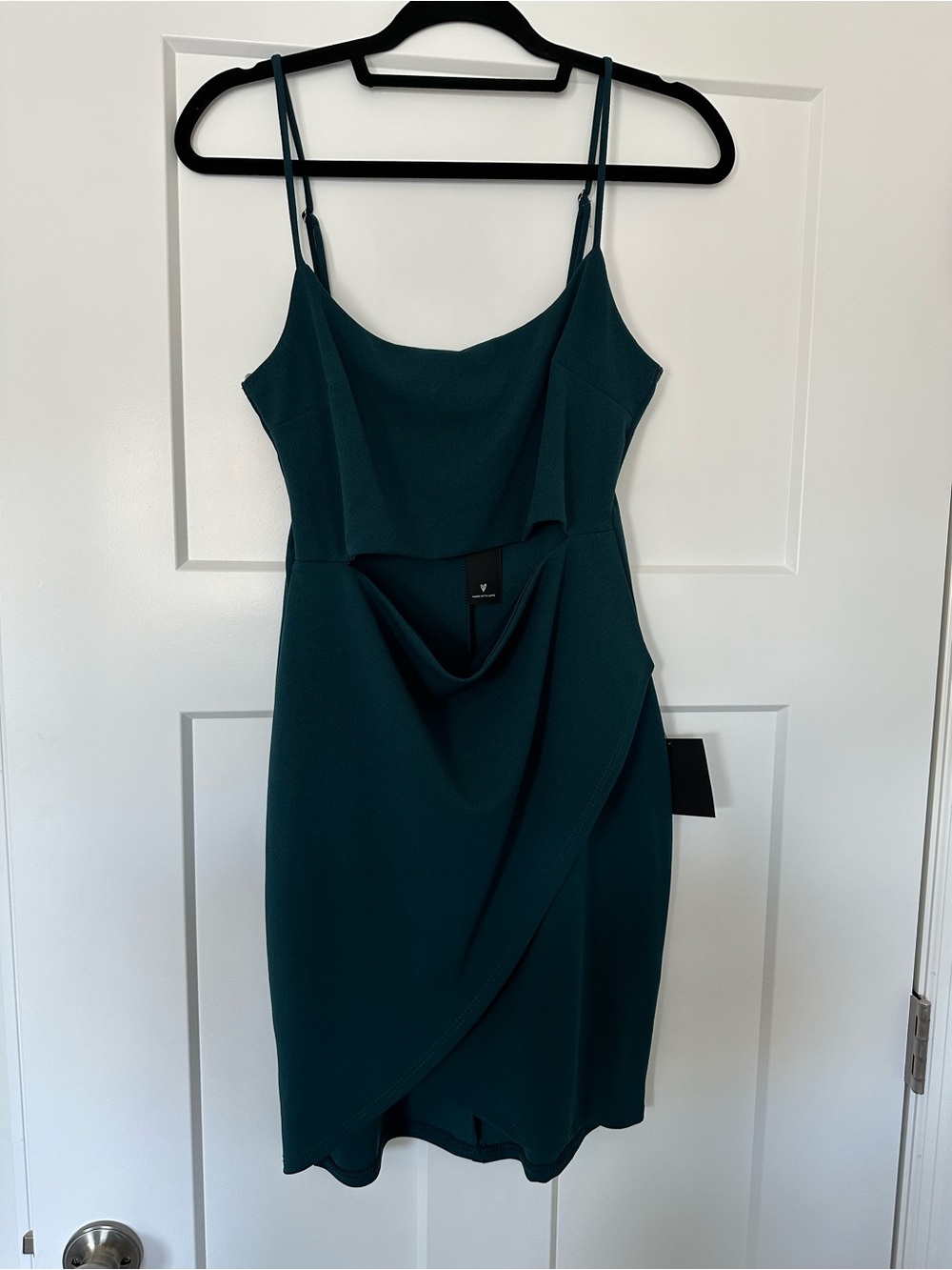 Women’s Lulu’s Dark Teal Cutout Bodycon Dress - Picture 4 of 8